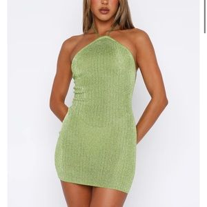 Matcha Shimmer Dress